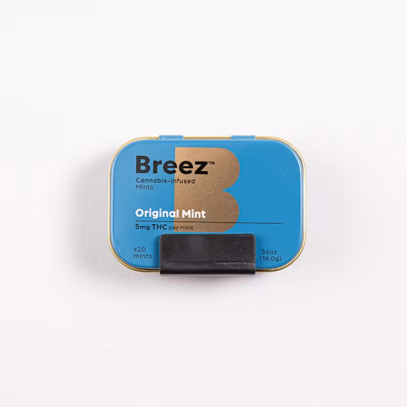ORIGINAL MINT-CANNABIS INFUSED MINTS-100mg-Breez